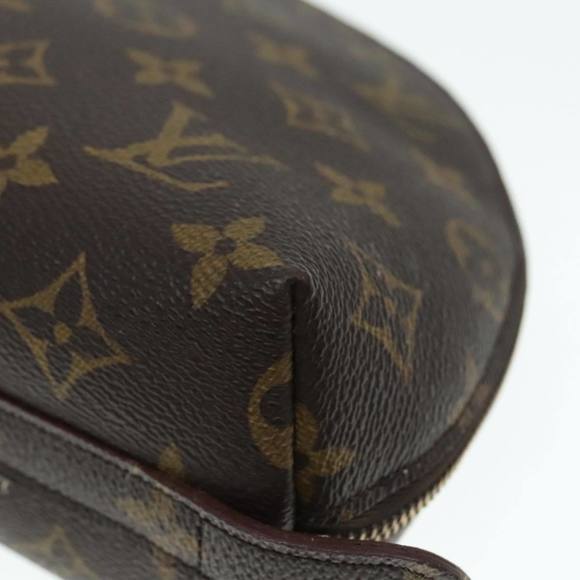 LOUIS VUITTON Monogram Trousse Demi Ronde Cosmetic Pouch M47520 LV Auth 89922 - Picture 7 of 16